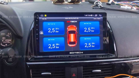 Màn hình DVD Android xe Mazda CX5 2013 - 2016 | Gotech GT8 Max